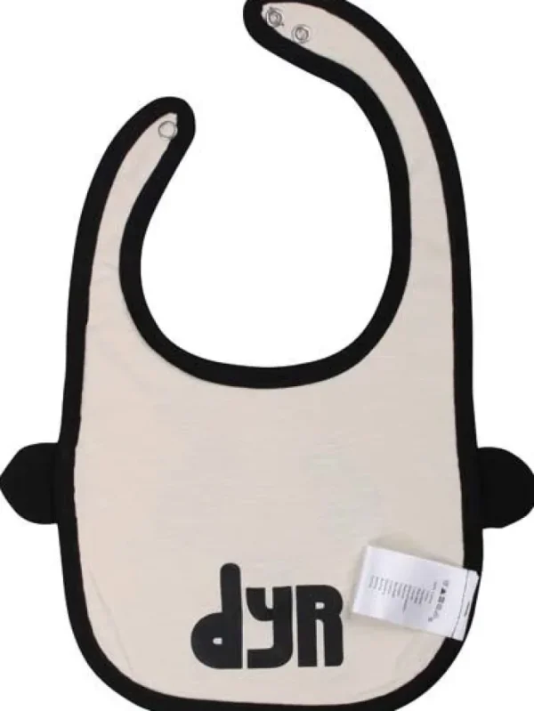 Baby Bib Black/Lt Beige PANDA