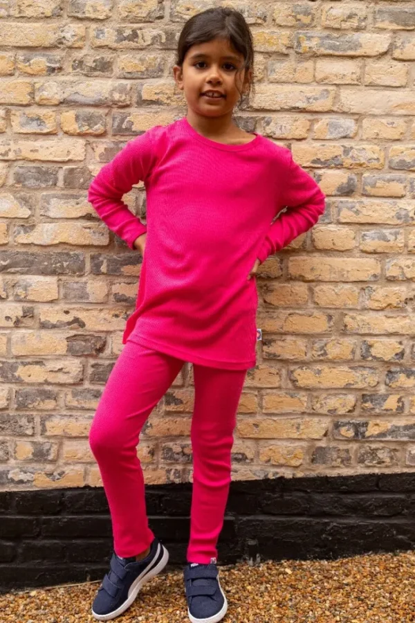 BIFROST - Sirop Leggings Hot Pink Rib