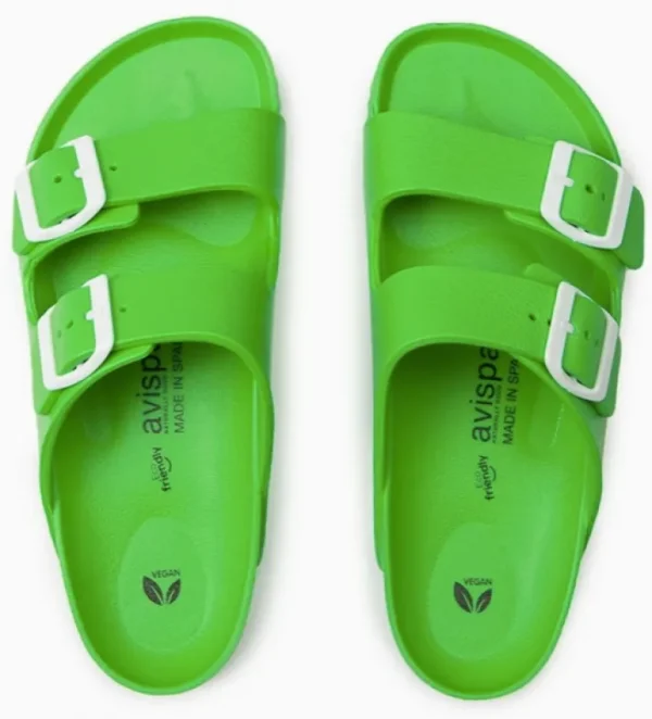 Calzame - Coachella Bio EVA Sandal Apple Green
