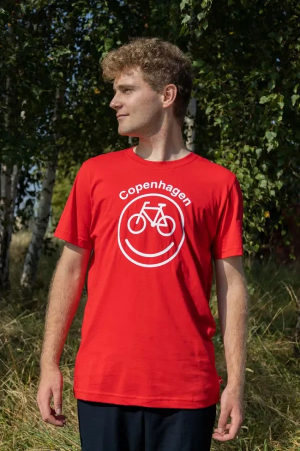 CYCLECPH Smilecycle Tee Red CYCLE (white)