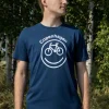 CYCLECPH Smilecycle Tee Navy CYCLE (white)