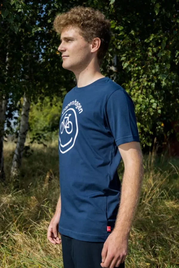 CYCLECPH Smilecycle Tee Navy CYCLE (white)
