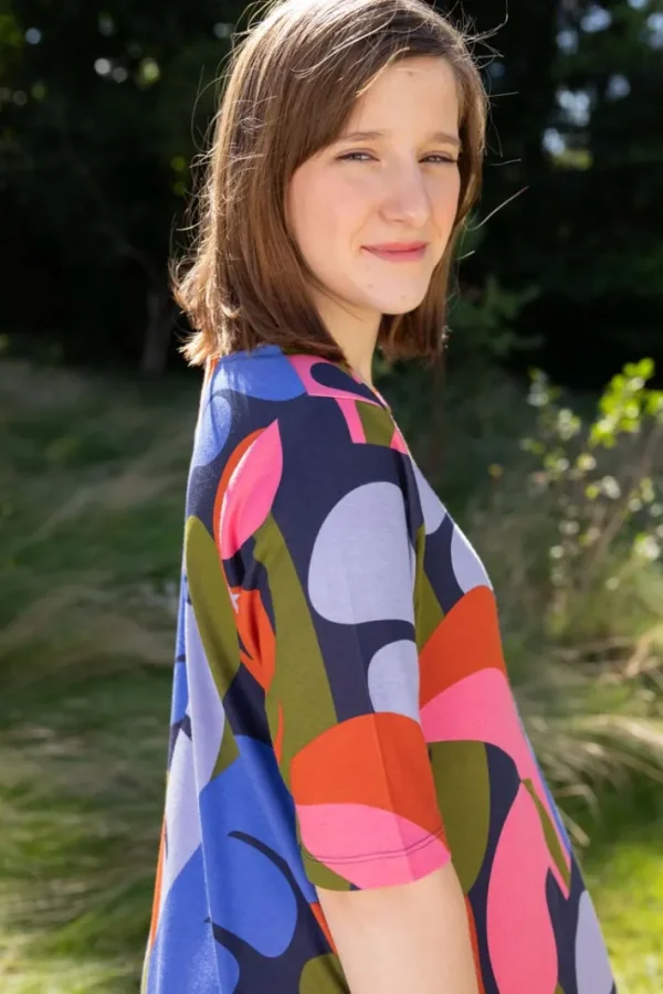 Danalberte Interlock Dress Dk Navy TROPS