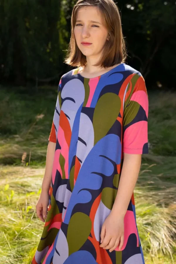 Danalberte Interlock Dress Dk Navy TROPS