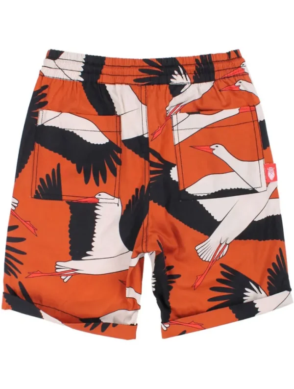 Danalfred Poplin Shorts Rust BIG STORK
