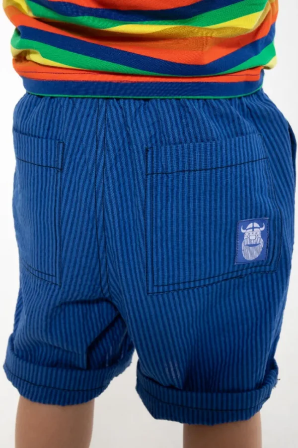 Danalfred Searsucker Shorts Deep Marine/Klein Blue