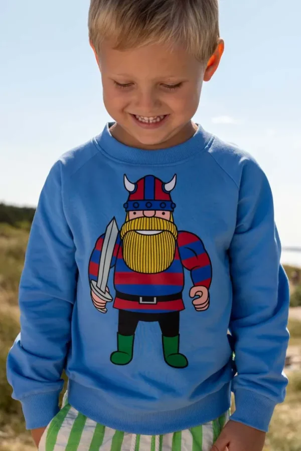 Danamerika Sweat Waterblue ERIK DIN VEN