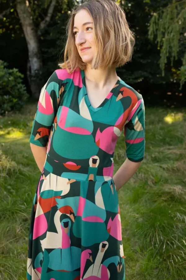 Danandersen Modal Dress Deep Forest SWANOSCOPE