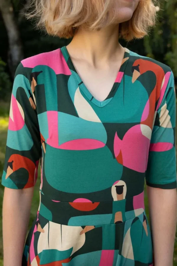 Danandersen Modal Dress Deep Forest SWANOSCOPE