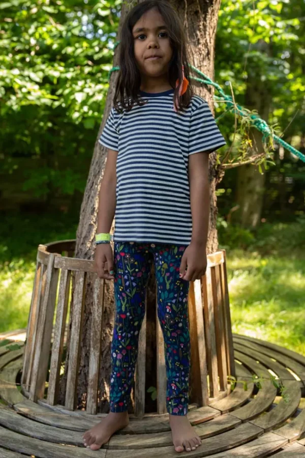 Danandrea Modal Leggings Navy BOTANICAL