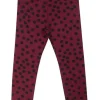 Danandrea Warm leggings Black/Drk Bdx FUN DOTS