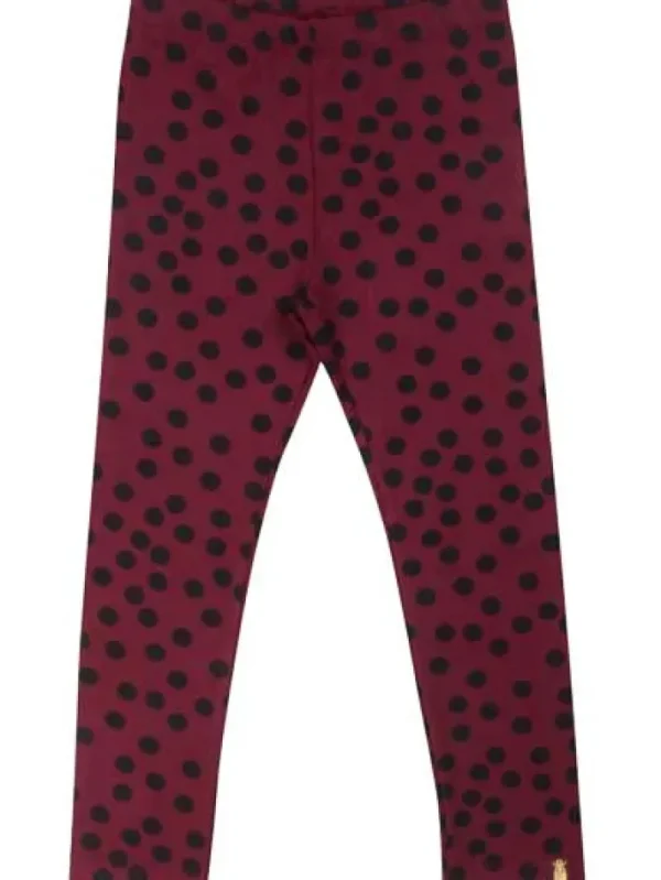 Danandrea Warm leggings Black/Drk Bdx FUN DOTS
