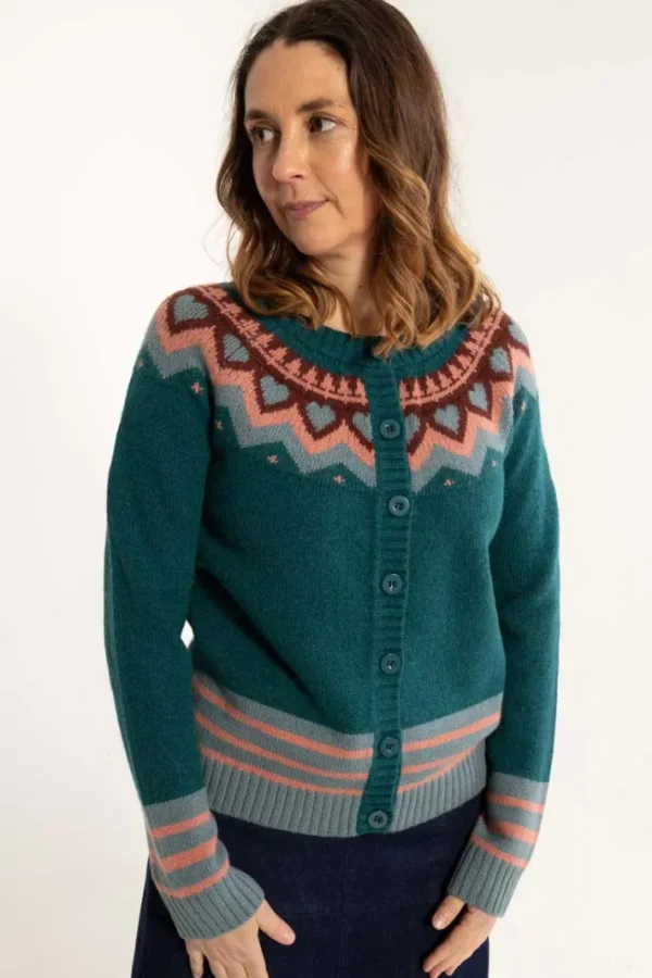 Dananja Wool Cardigan Dark Slate