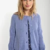 Danarnaq Wool Cardigan Ice Viola