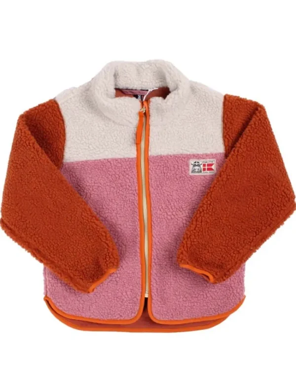 Danebaever Fleece Jacket Rust/Lt Beige/Old Rose
