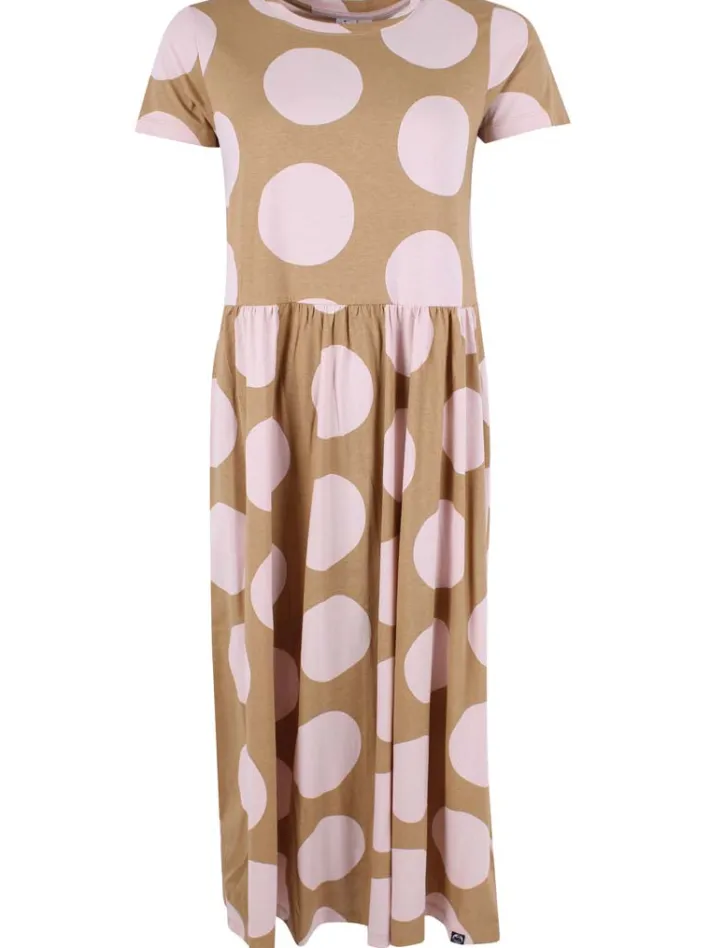 danebasic_kroeyer_dress_b_2.webp Danebasic Kroeyer Dress Beige DREAMYDOTS