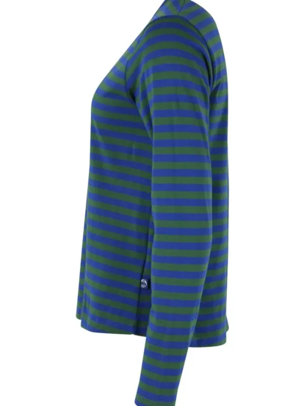 Danebasic Merry LS Tee Deep Blue/Dark Pine