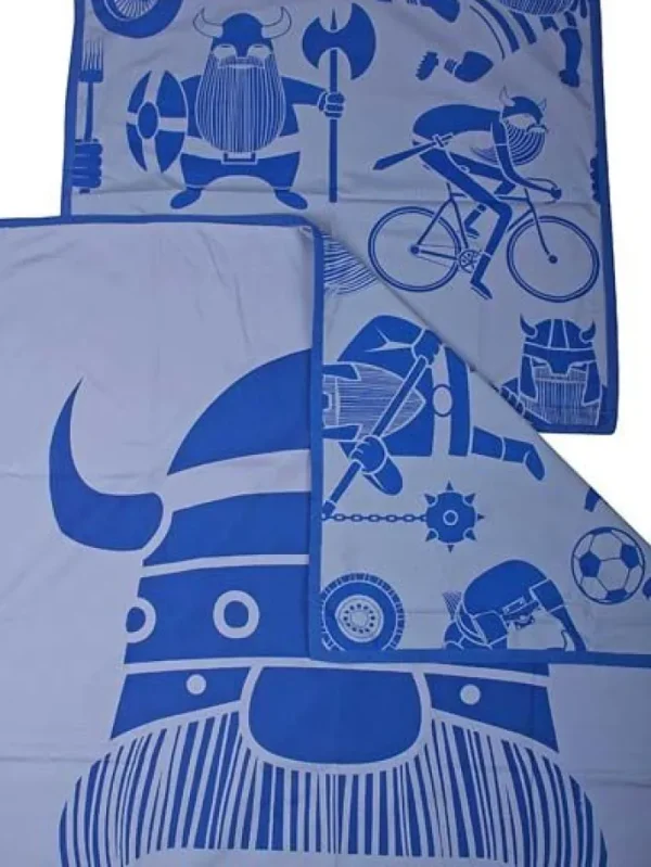 Danebed linen Baby Marine/ porcelaine blue ERIK