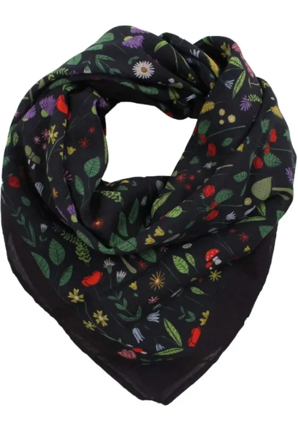 Danebesser Scarf Dk Navy BOTANICAL