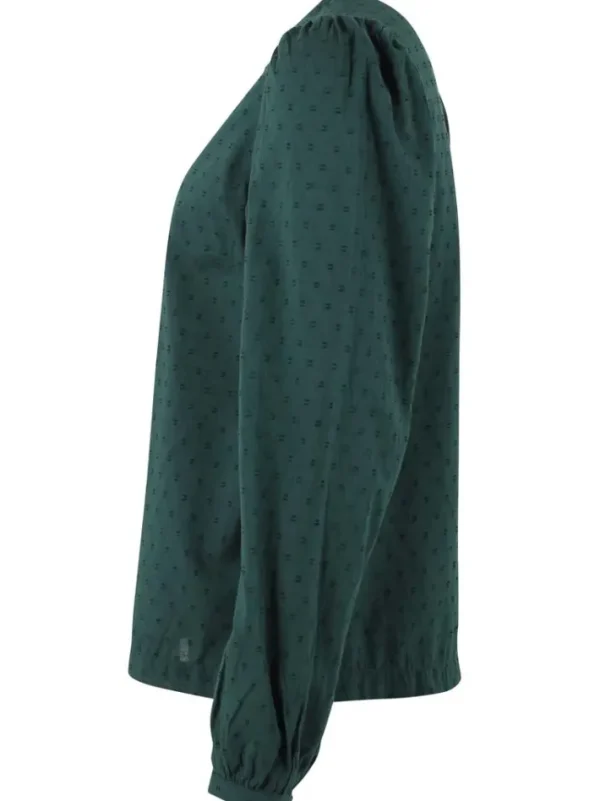 Danebette Cotton Dot Shirt Dark Duck