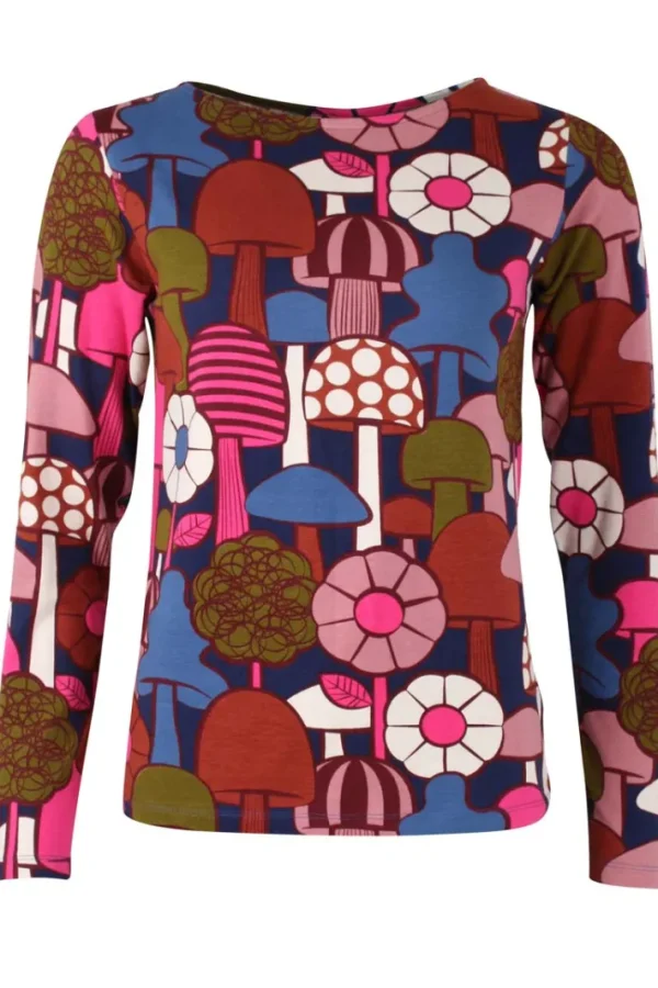 Daneboat Neck LS Modal Tee Dark Navy MYKOLOGI