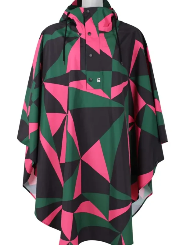 Danebodil Rainponcho Black TRIANGULATE