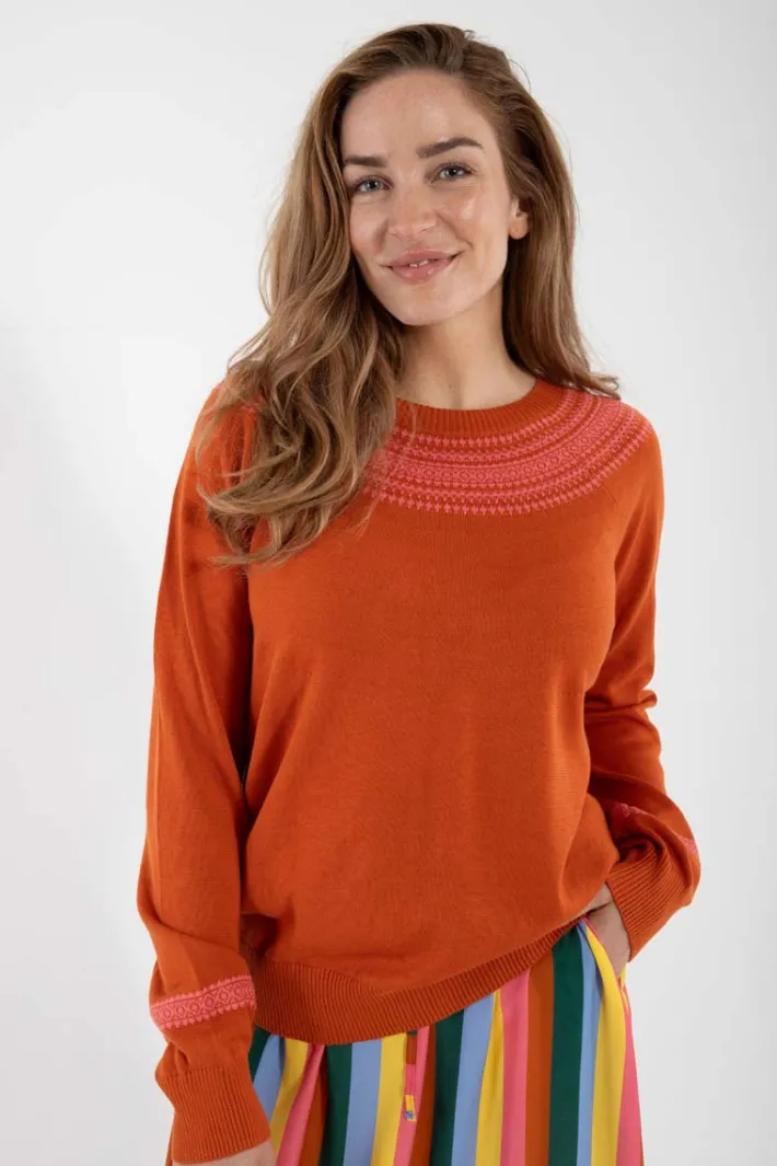 danebright_light_cotton_k_1-1.webp Danebright Light Cotton Knit Sweater Light Rust/Bright Pink
