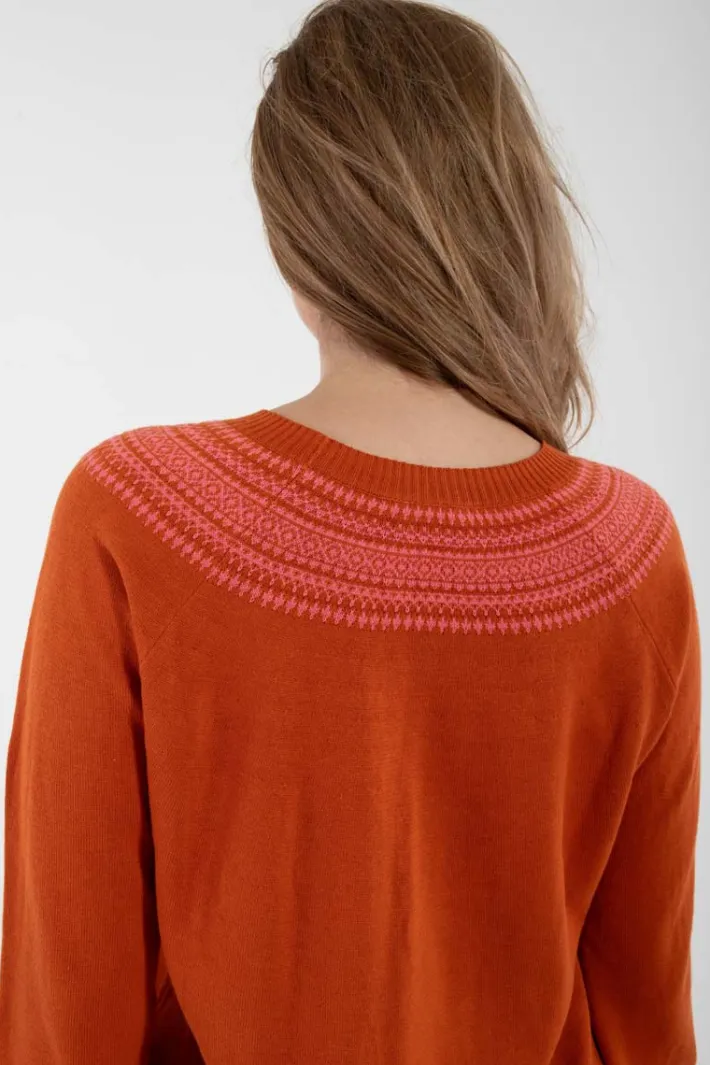 danebright_light_cotton_k_2-1.webp Danebright Light Cotton Knit Sweater Light Rust/Bright Pink