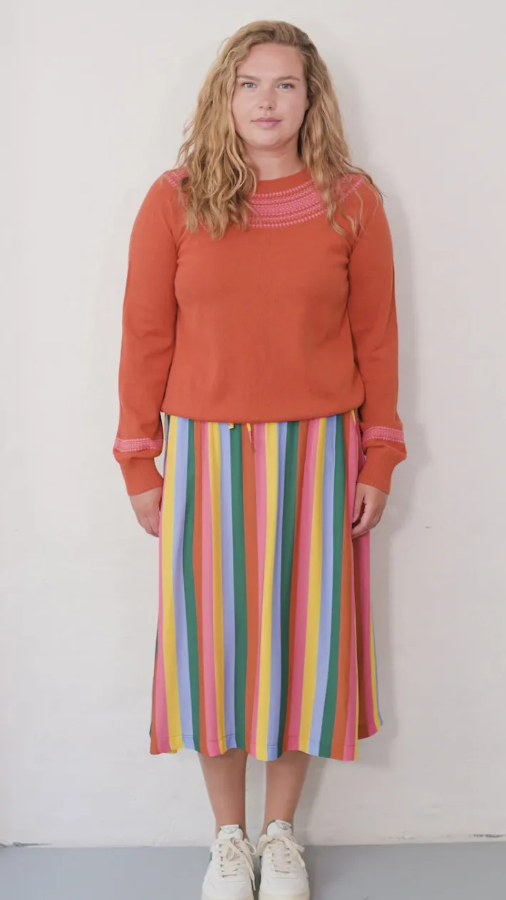 danebright_light_cotton_k_3-1.webp Danebright Light Cotton Knit Sweater Light Rust/Bright Pink