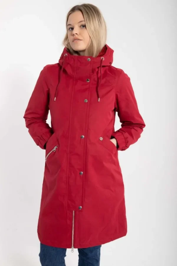 Danebrunhilde Winter Parka Dark Red