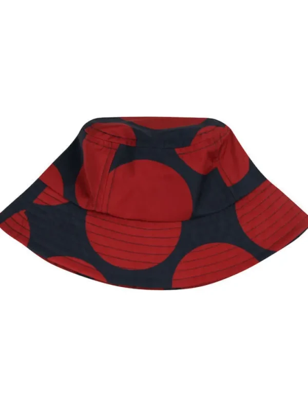 Danebucket Rain Hat Dk Navy/Dk Rust MEGADOT