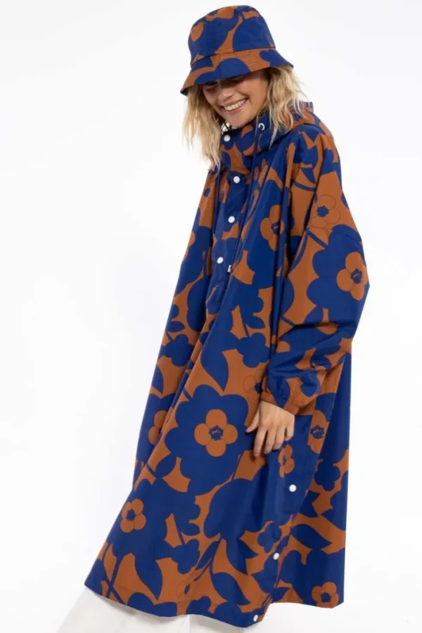 Danebucket Rain Hat Occer/Royal Blue BLOOM BOOM