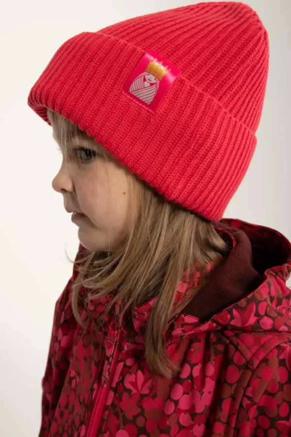 Daneby Cotton Beanie Bright Pink
