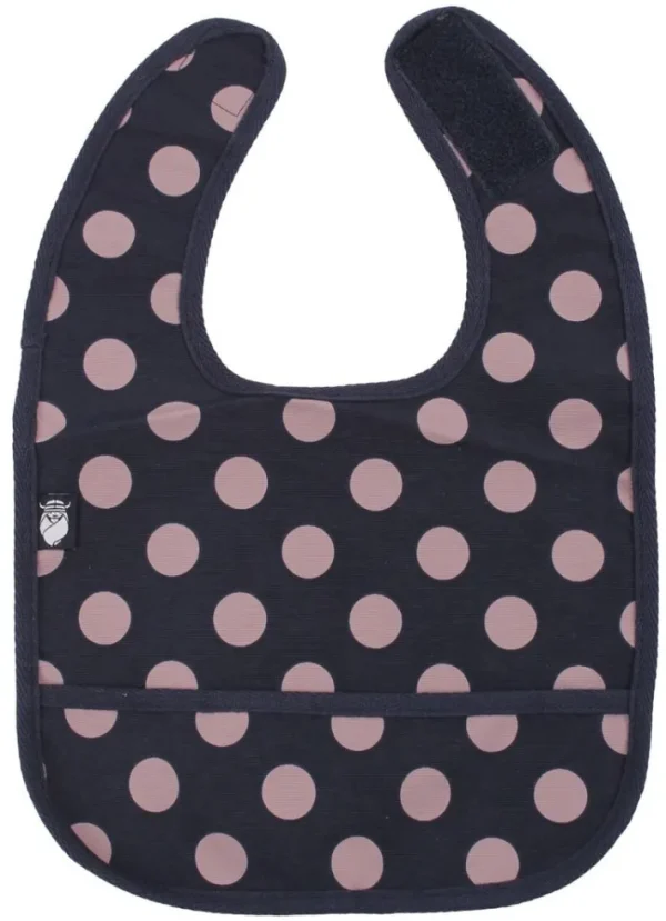 Danechef Bib Dark Night/Dry Rose DOTS