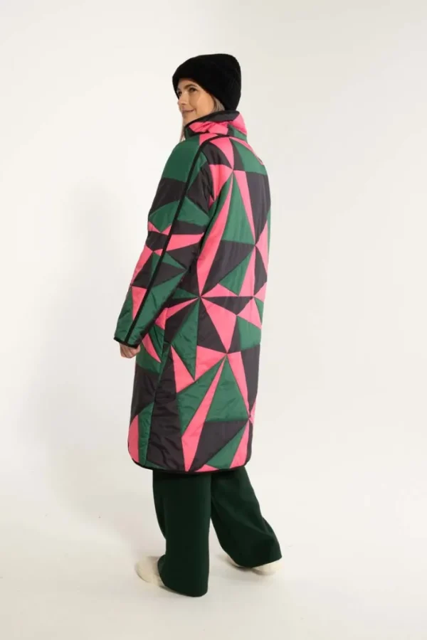 Danecherry Thermo Jacket Dark Pine/Black/Bright Pink