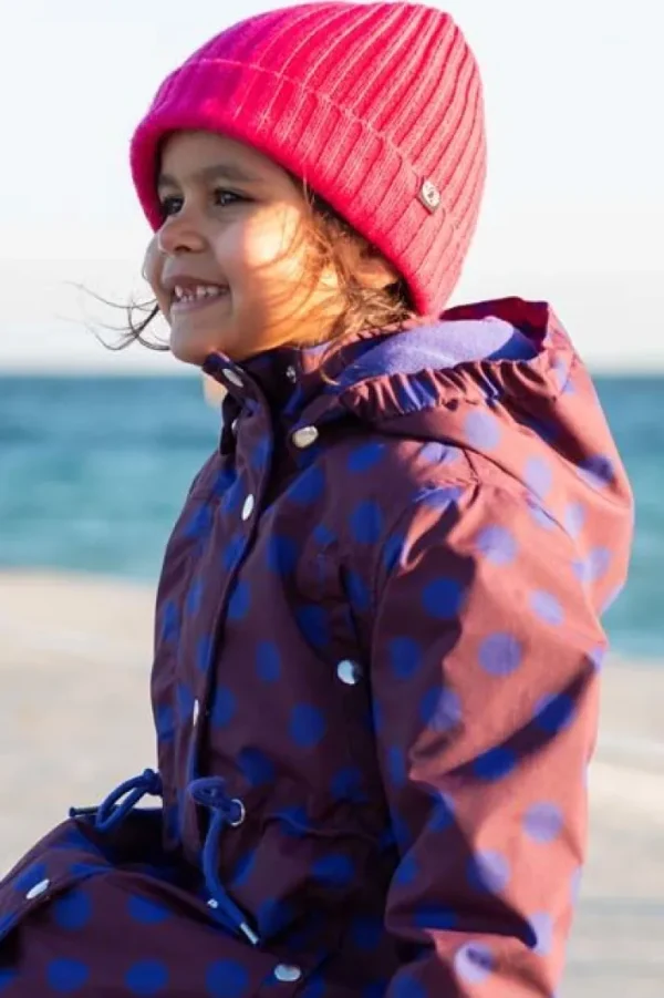 Danecookie Winter Jacket Dark Bdx/Purple Blue DOTS