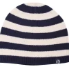 Danecountry Wool Beanie Dark Navy/Light Beige