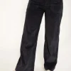 Danedaisy Cord Stretch Pants Dark Navy