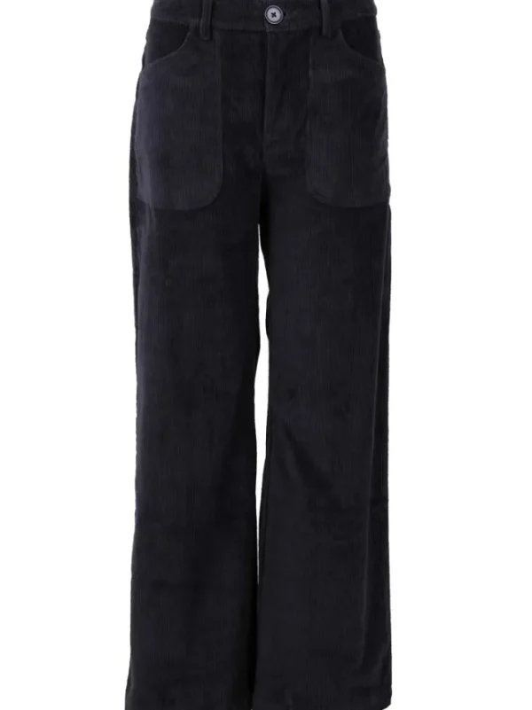 Danedaisy Cord Stretch Pants Dark Navy