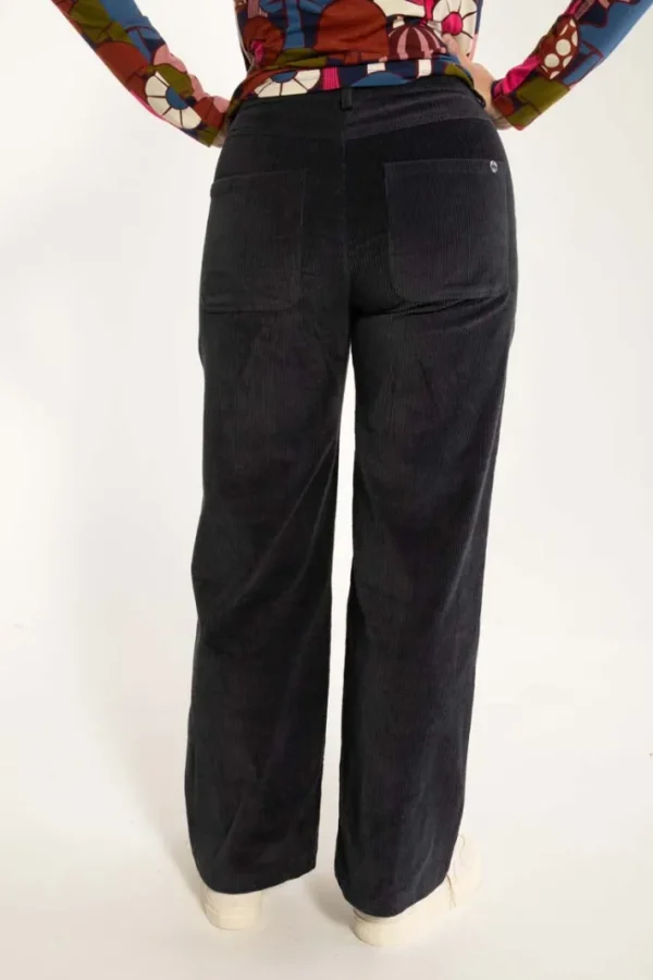 Danedaisy Cord Stretch Pants Dark Navy