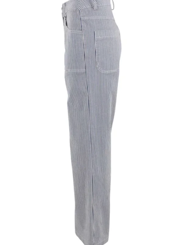 Danedaisy Stretch Canvas Pants Dk Navy/Chalk