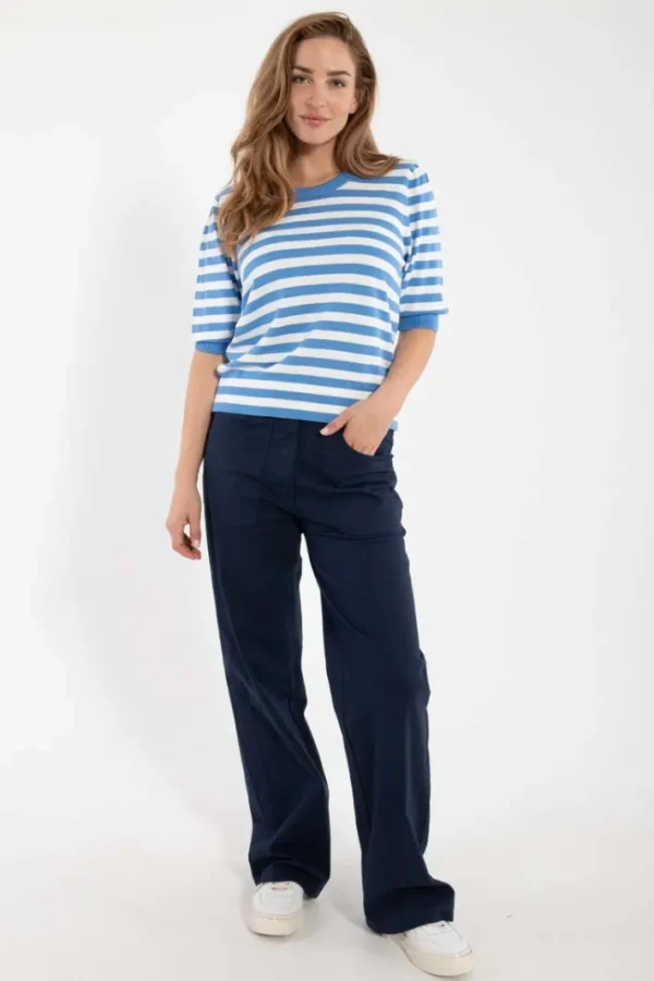 Danedaisy Stretch Twill Pants Dk Navy