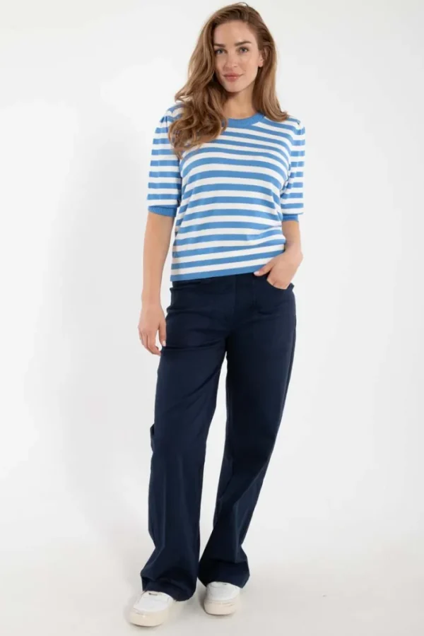 Danedaisy Stretch Twill Pants Dk Navy