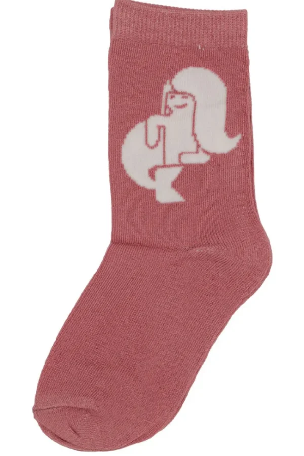 Danedanmark Kids Socks Warm Rose HAVFRUE