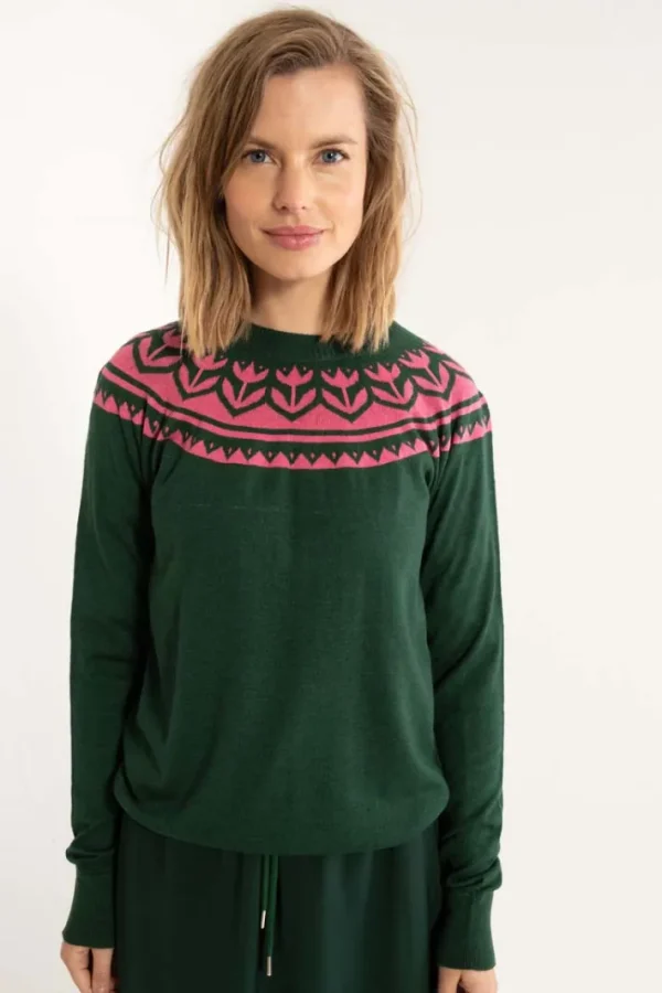 Danedoris Wool Sweater Dark Forest