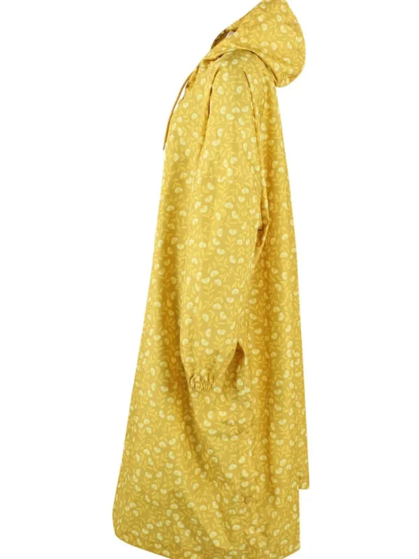 Danedream Drops Rain Poncho Dark Yellow FLEURIE