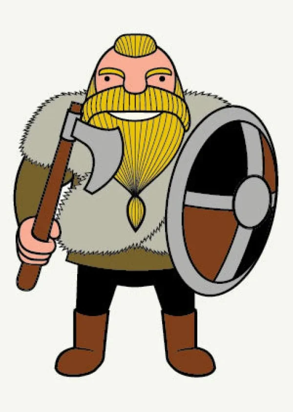 DANEFAE Postkort White HAROLD DINVEN