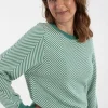 Danefox Cotton Knit Sweater Light Slate/Chalk