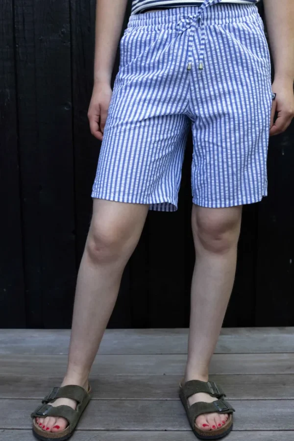 Danegames Searsucker Shorts Dk Navy/Chalk