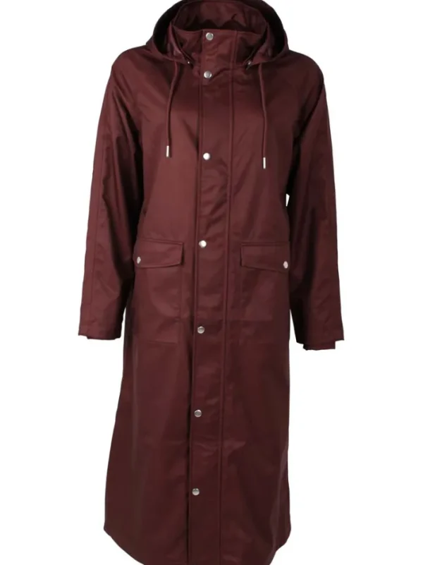 Danegarden Raincoat Dark Bordeaux